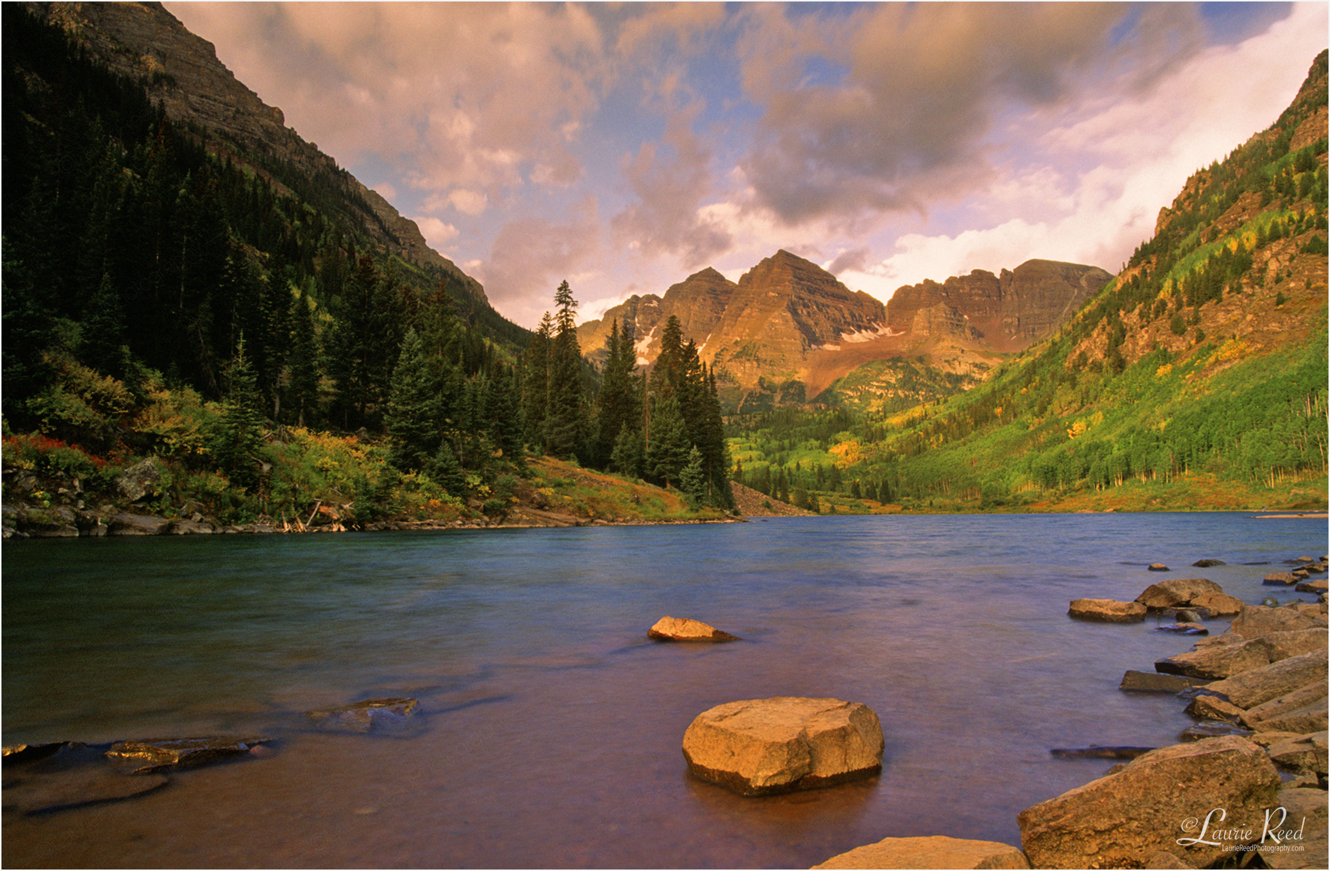 Maroon Bells Summer - © Laurie Reed Photography