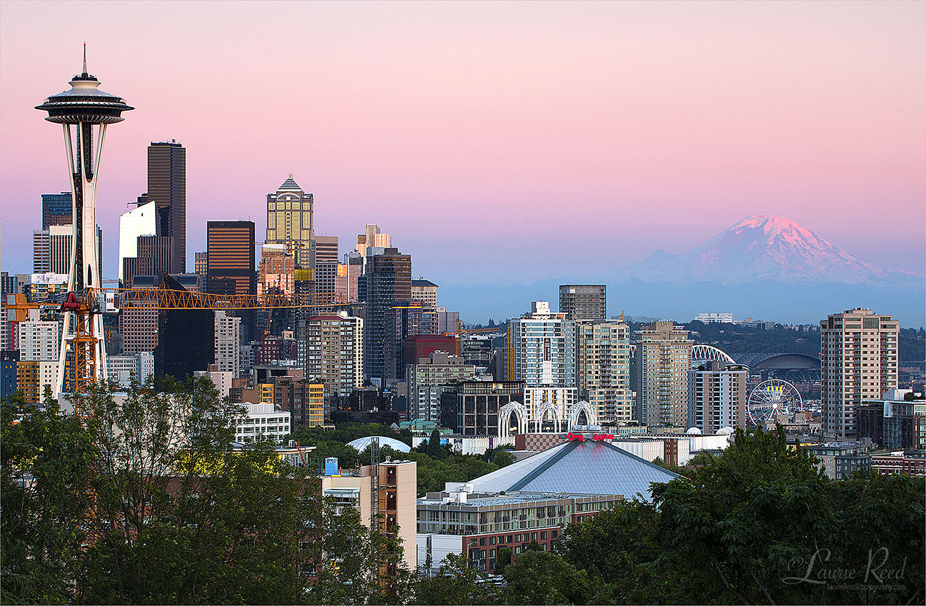 Seattle & Mt. Rainier - © Laurie Reed Photography