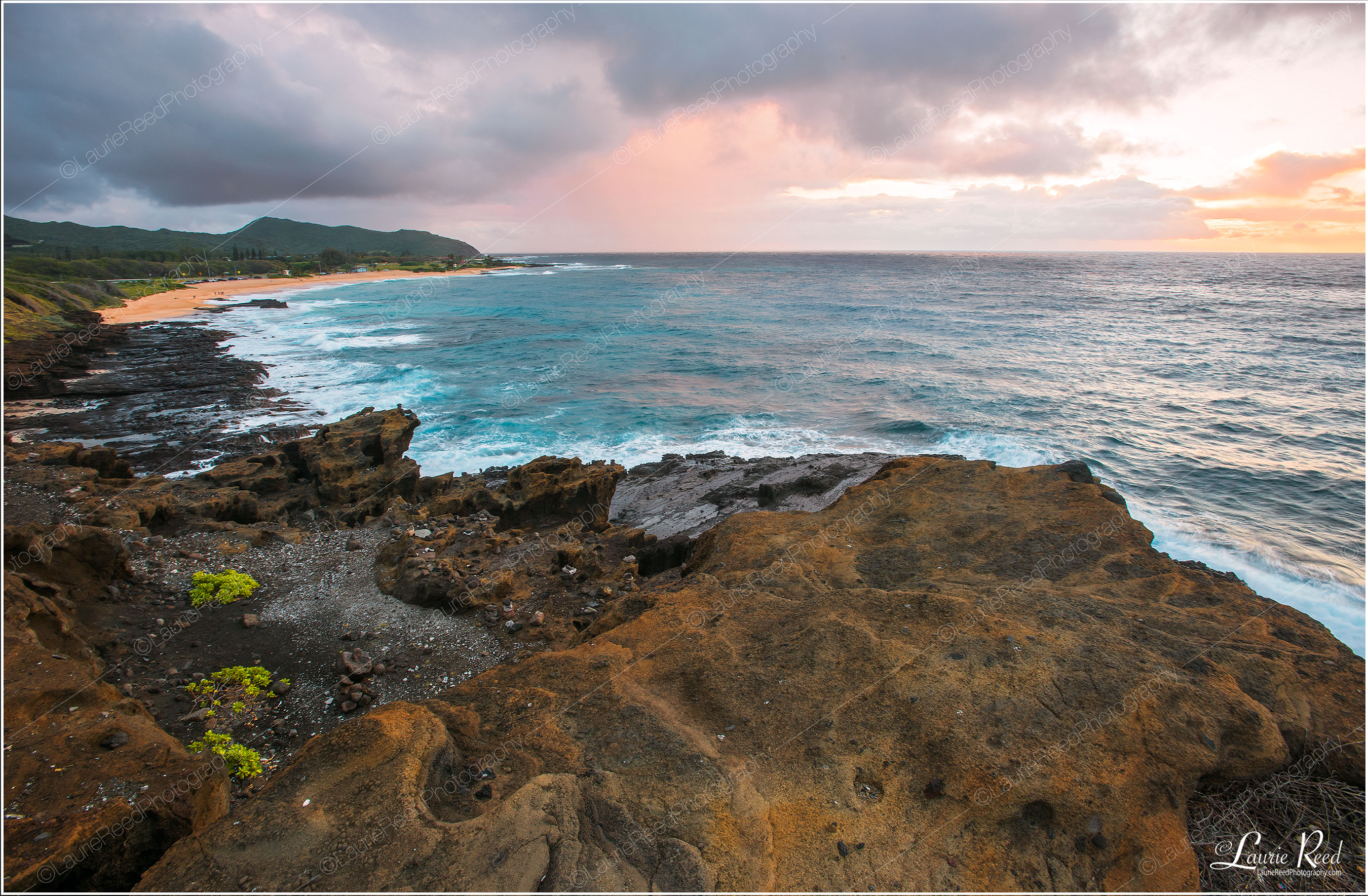 Blowhole Sunrise © Laurie Reed Photography